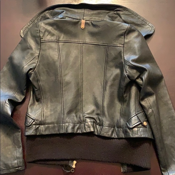 Mackage Motorcycle Style Leather Jacket - Picture 5 of 12